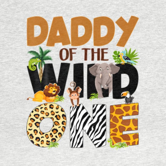 Daddy Of The Birthday Wild One Dad And Mom Boy Family by Eduardo